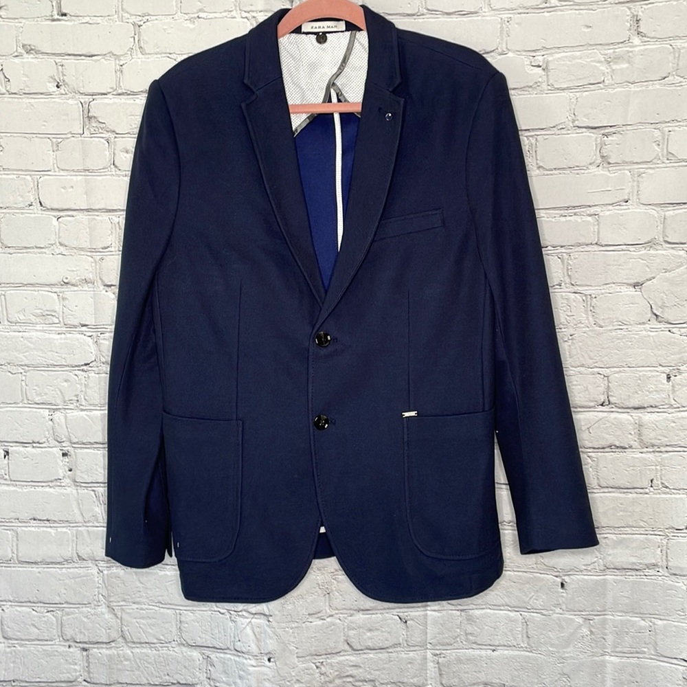 Zara Man Navy sports coat